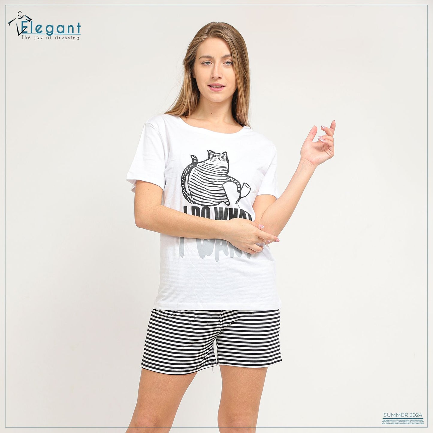 PJ short Cotton White - I do What I want
