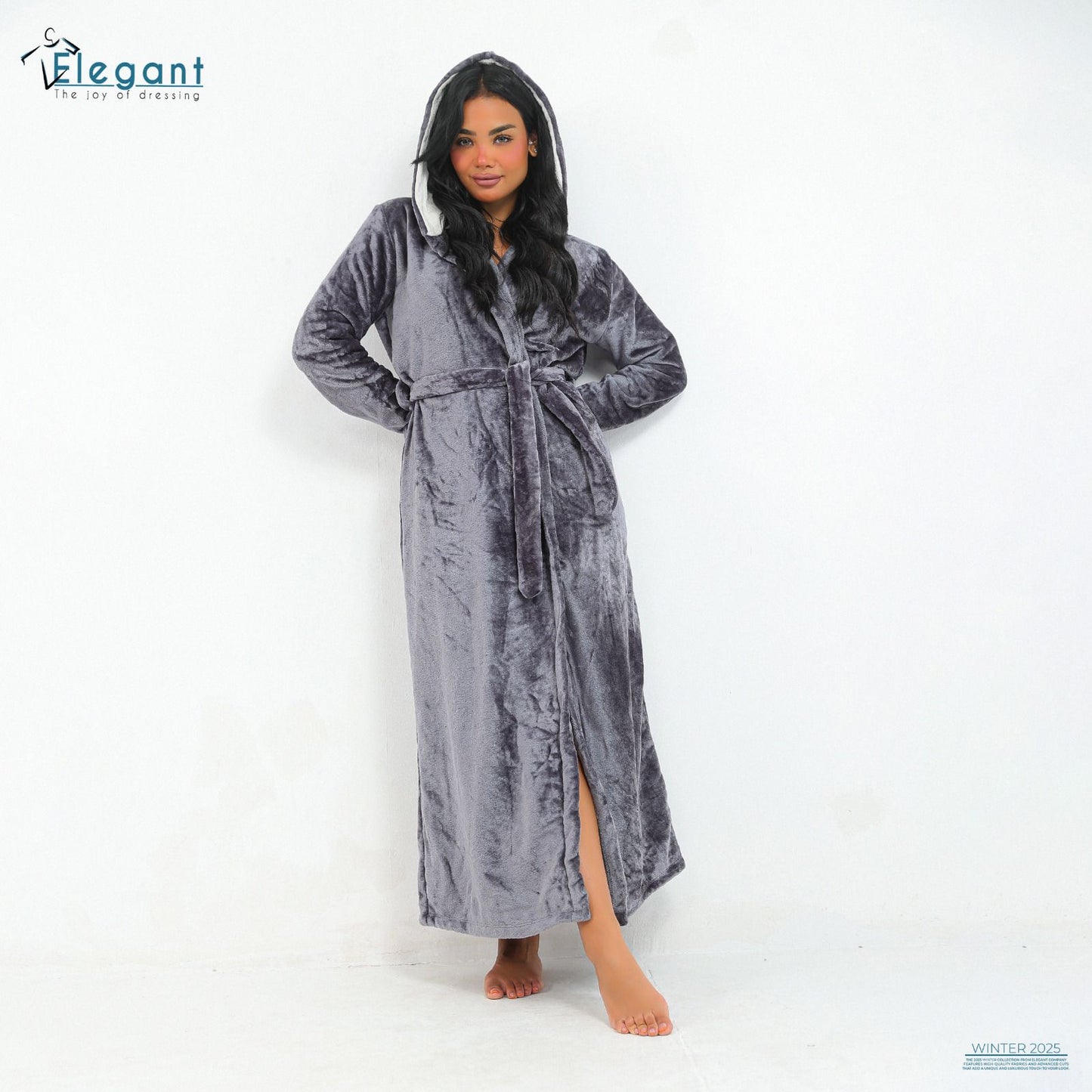 Polar Long Robe Dark Grey