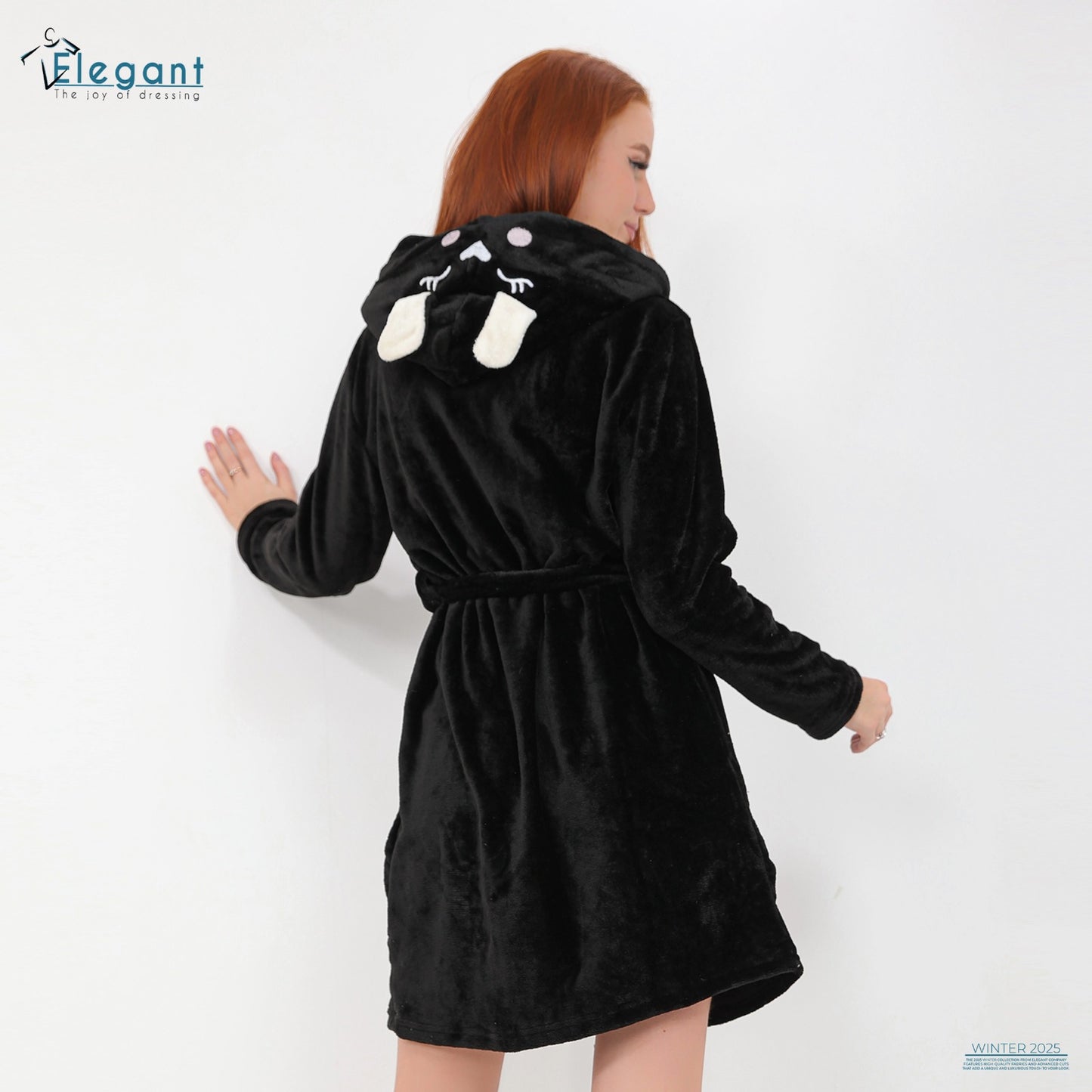 Polar Mini Robe Black