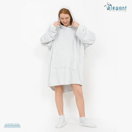 Blanket Hoodie - Baby Blue