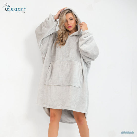 Blanket Hoodie Light Grey