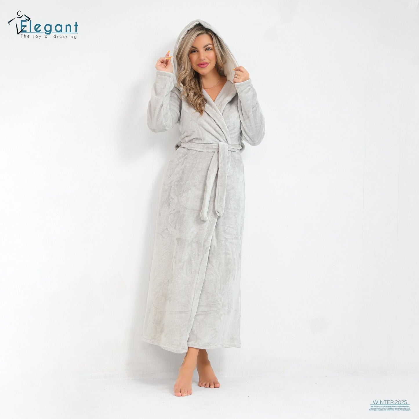 Polar Long Robe Grey