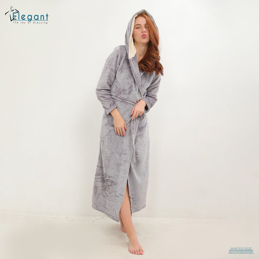 Polar Long Robe Grey