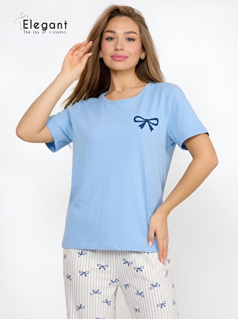 PJs Pants Cotton - My Blue Bow