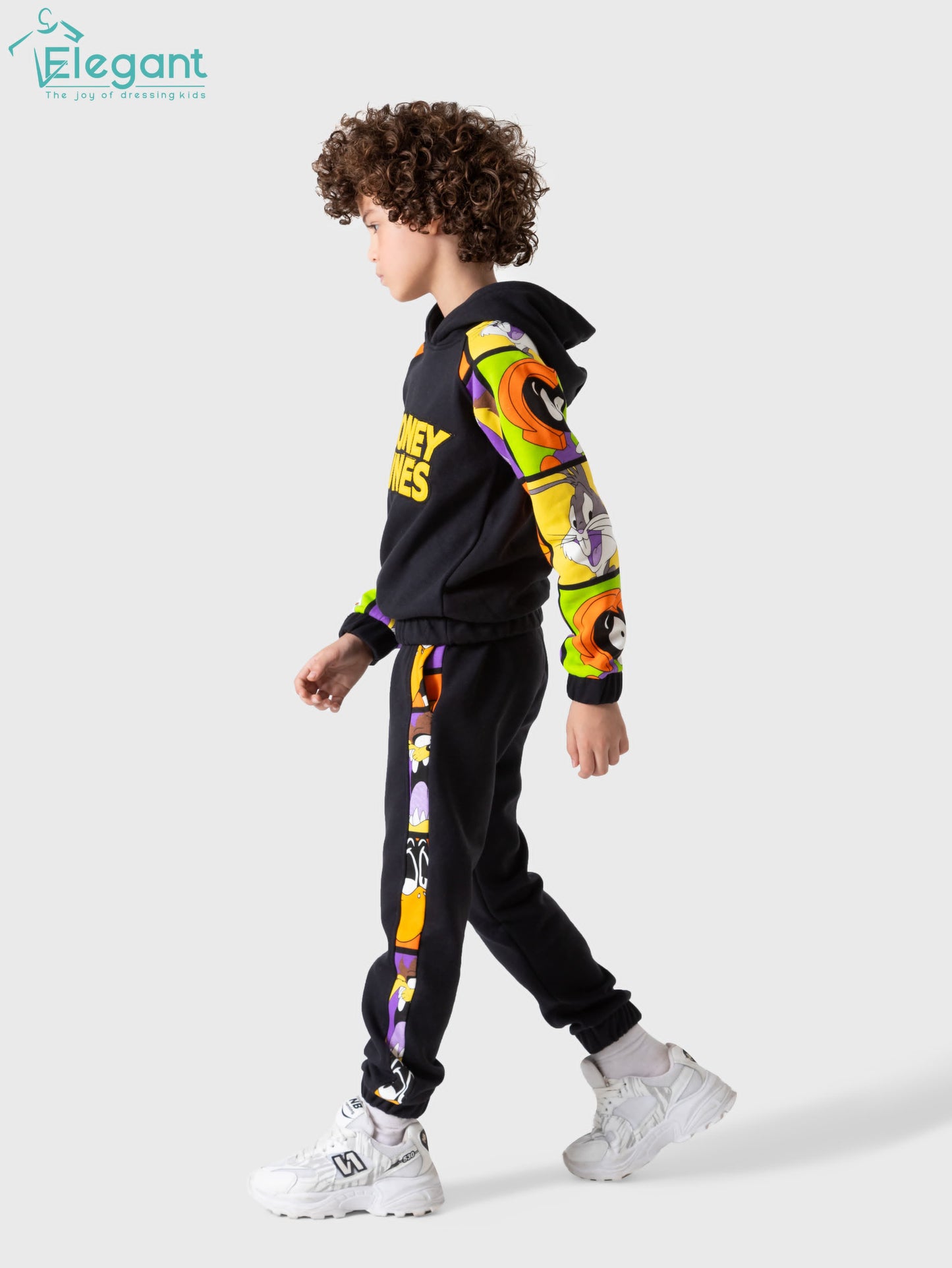 Kids Boys Melton set - Hoodie Cartoon