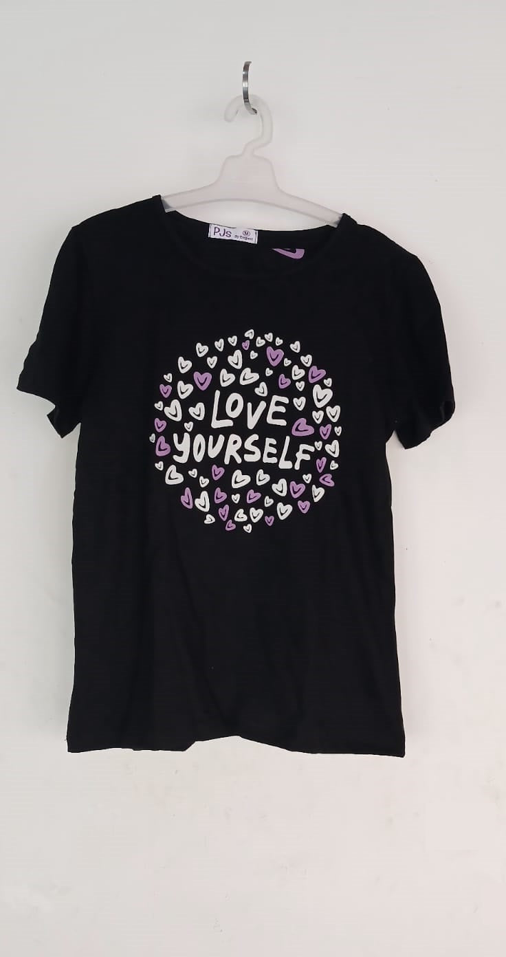 PJ short Cotton Black - Love your self