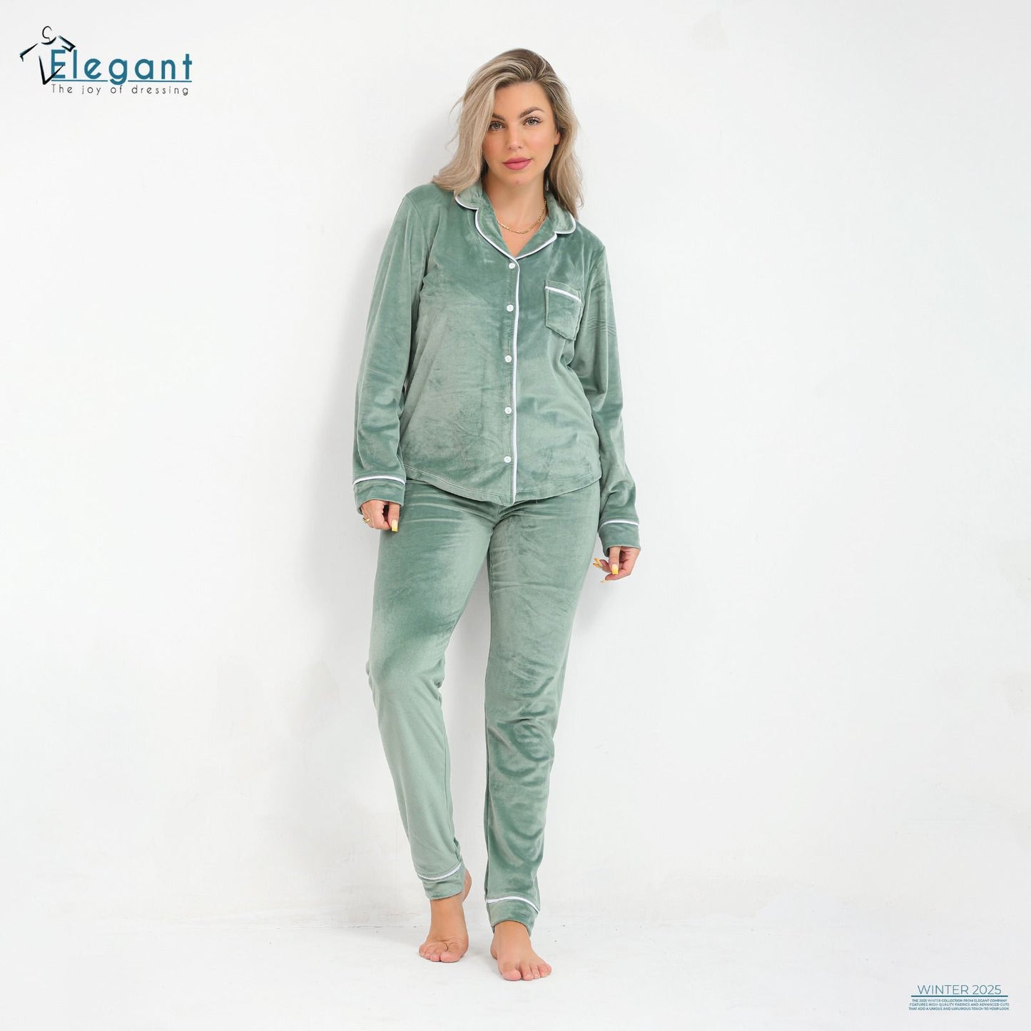 Velvet Pyjama Mint