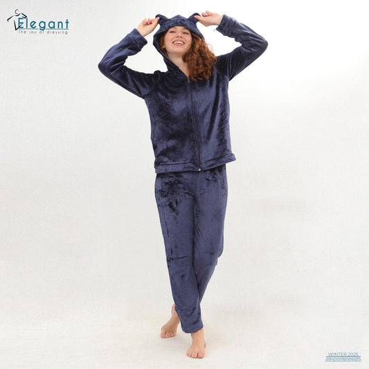 Polar Zipper PJ - Midnight Navy