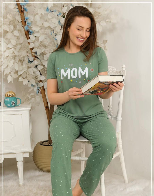 PJ Pants Green- MOM