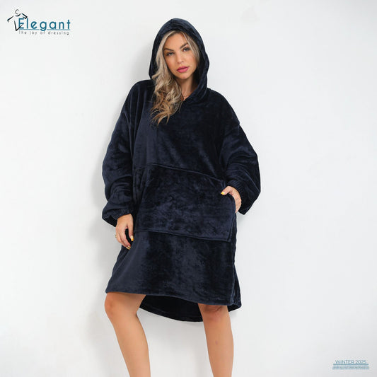 Blanket Hoodie Navy