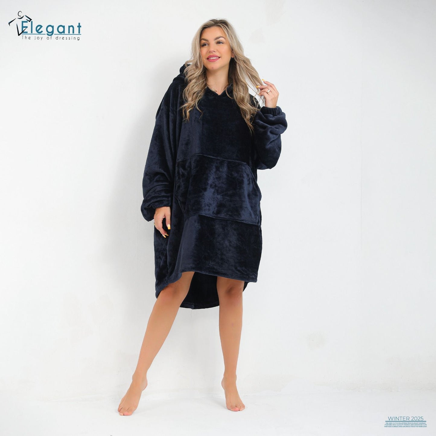 Blanket Hoodie Navy