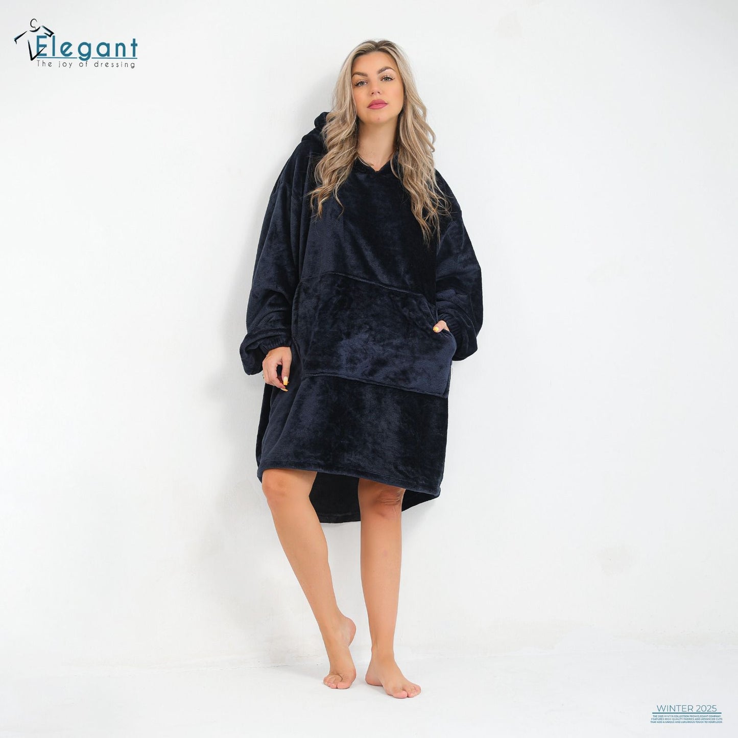 Blanket Hoodie Navy