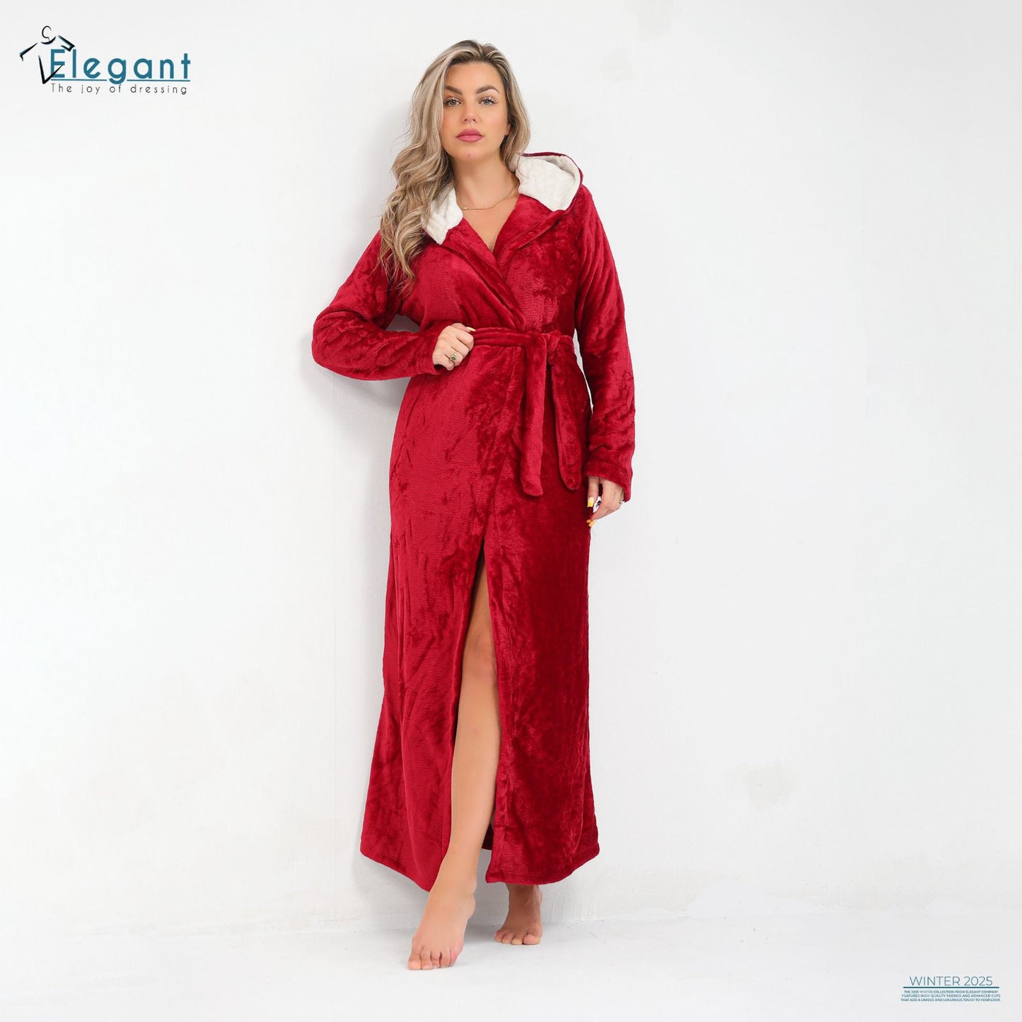 Polar Long Robe Maroon