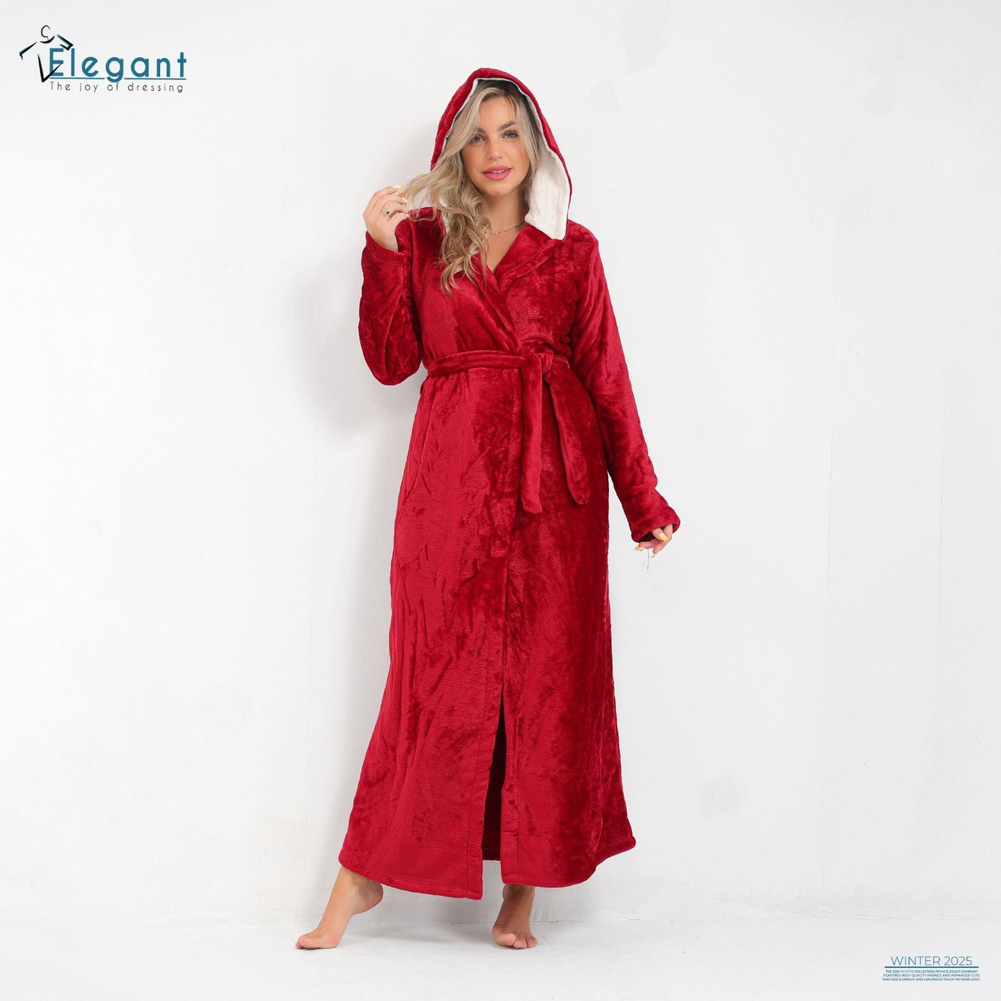 Polar Long Robe Maroon