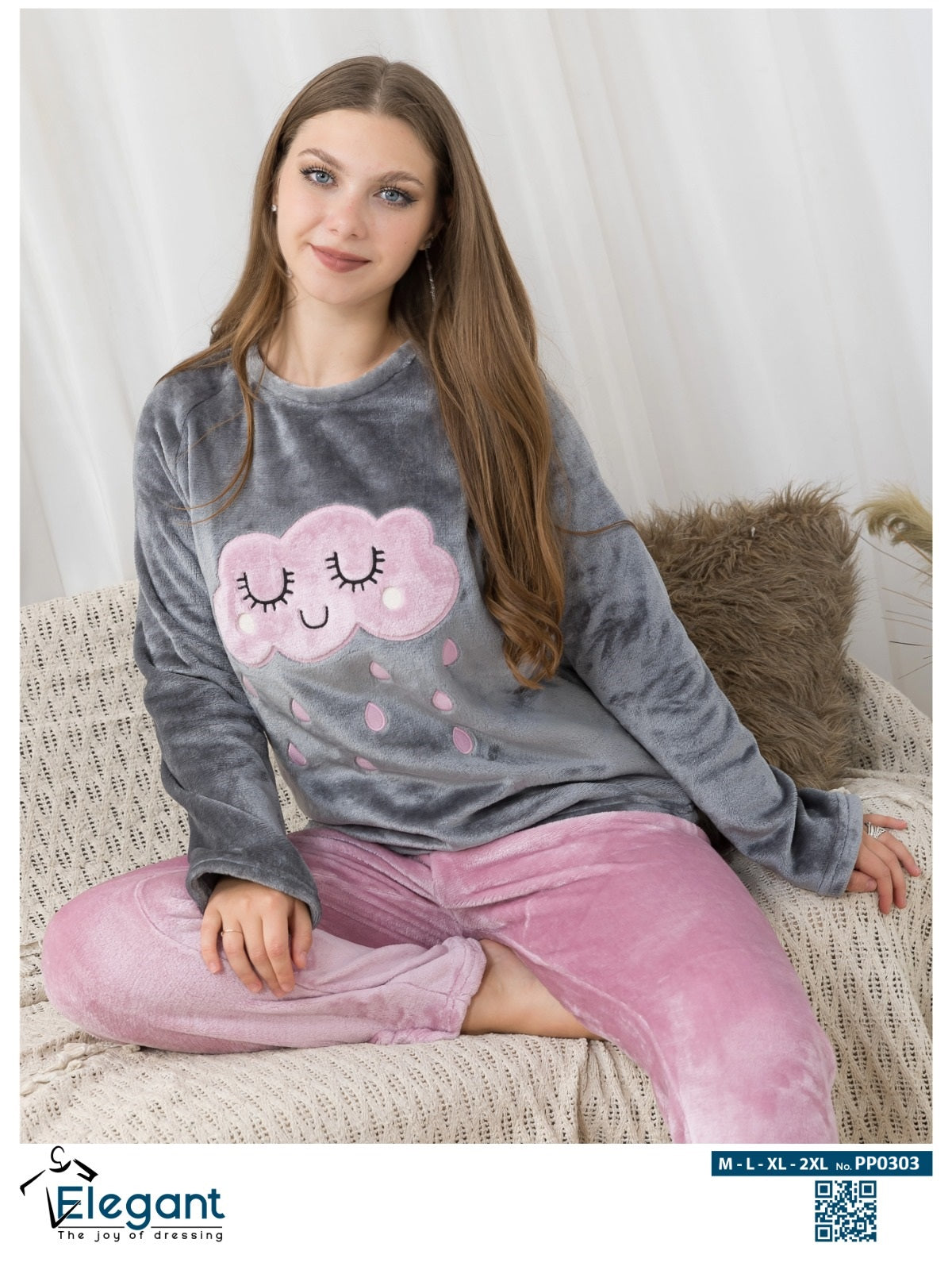 Polar PJ Grey/Rose - Raining