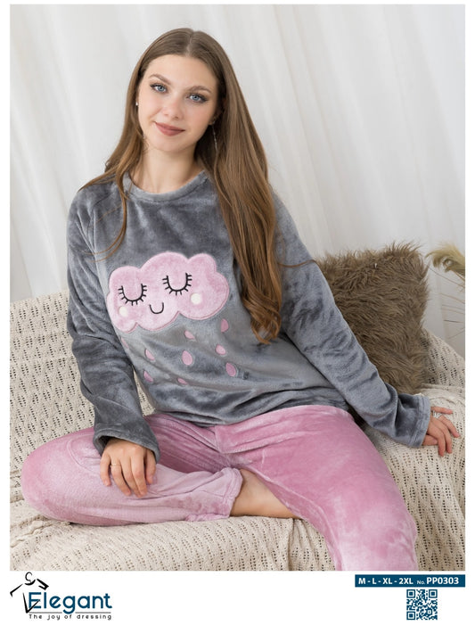 Polar PJ Grey/Rose - Raining