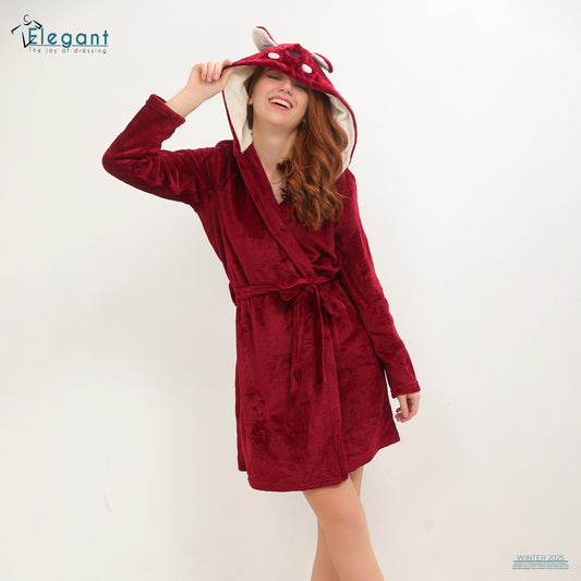 Polar Mini Robe Red Wine