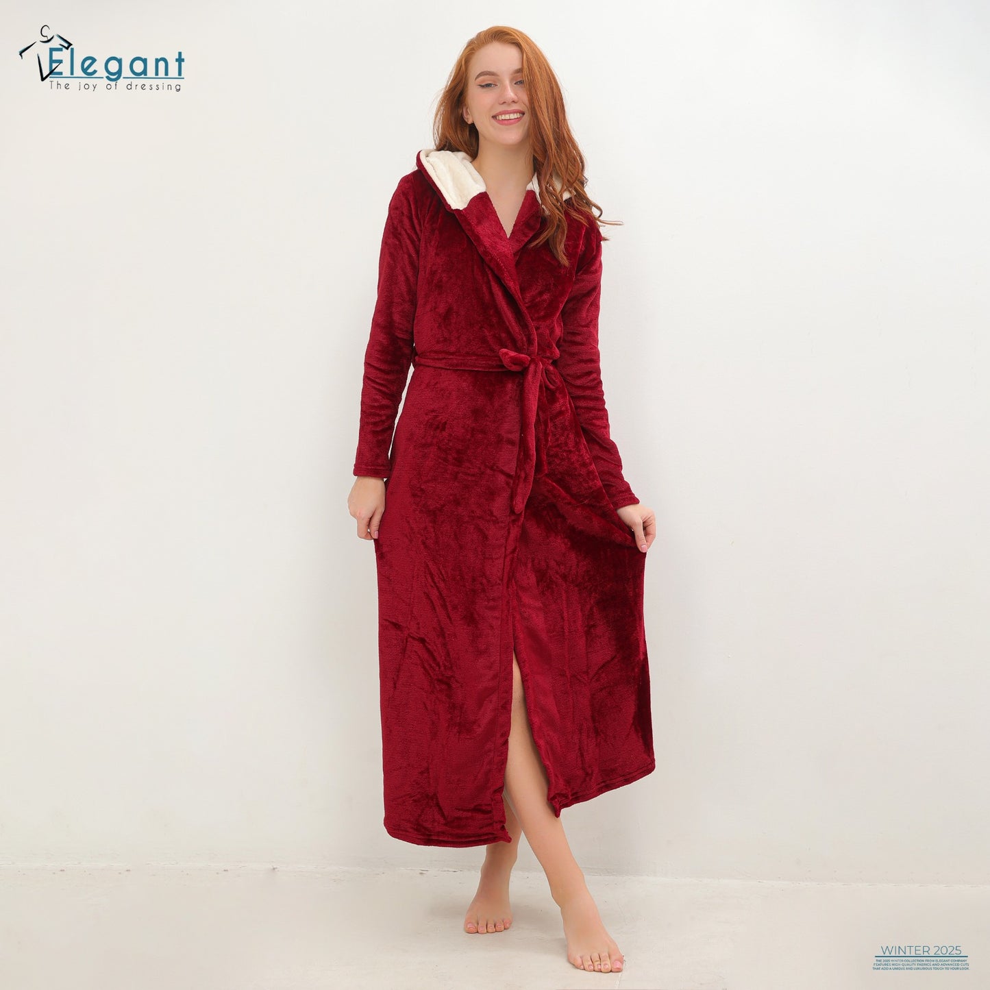 Polar Long Robe Red Wine