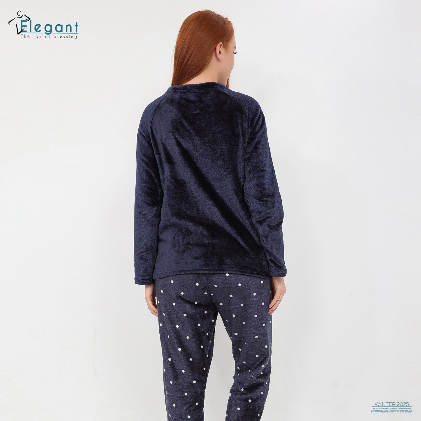 Polar PJ Printed Navy - Side Bear