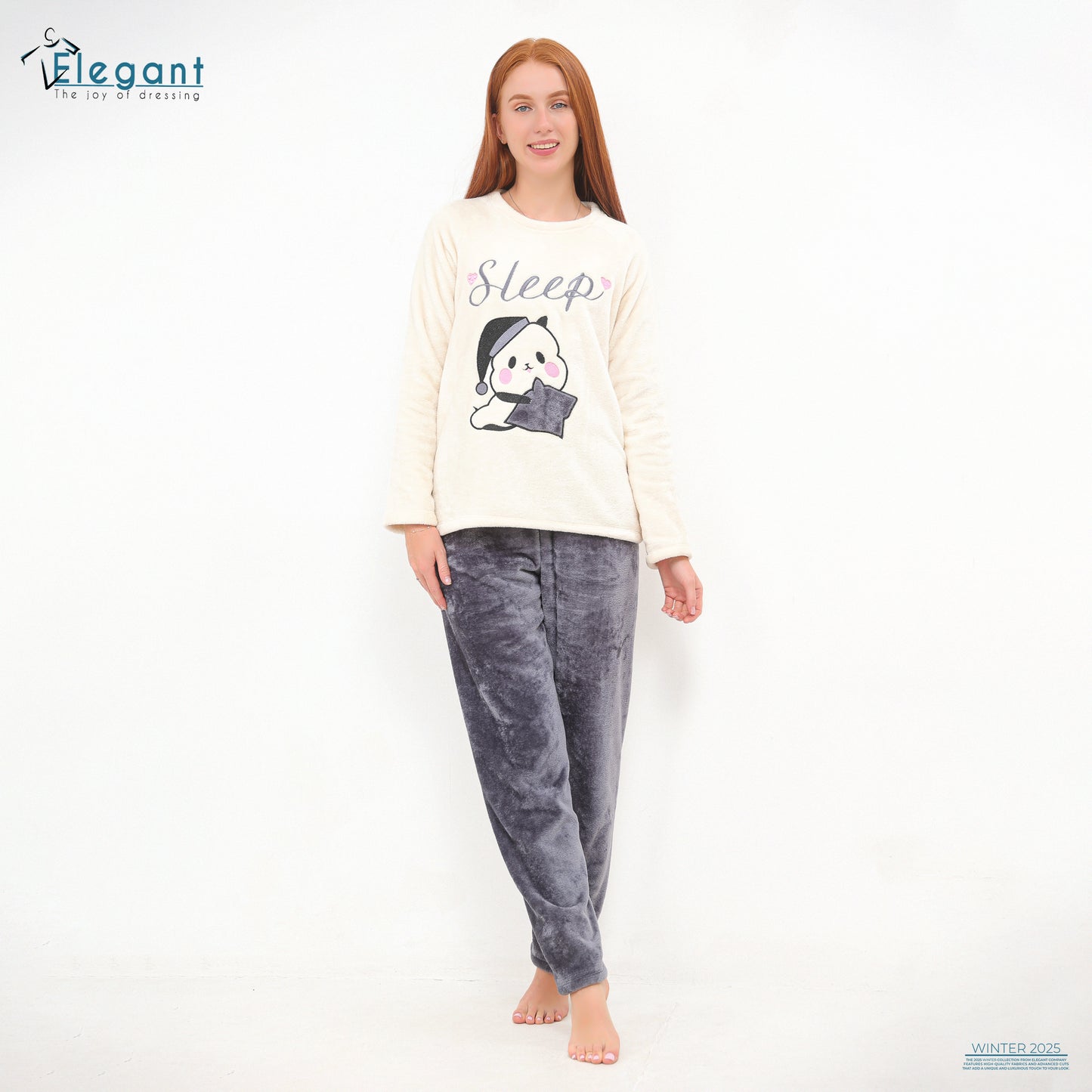 Polar PJ Offwhite Grey - Sleep