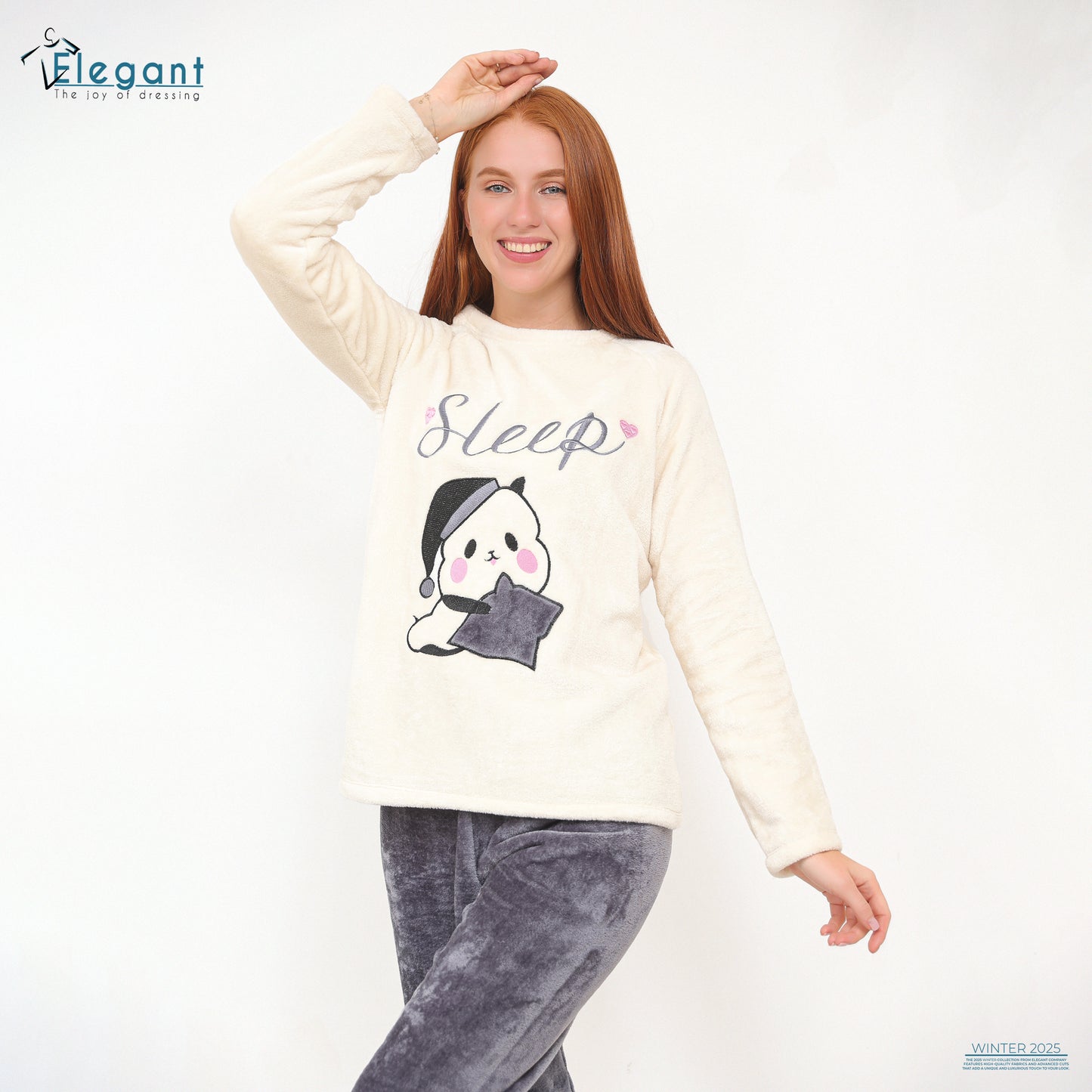 Polar PJ Offwhite Grey - Sleep