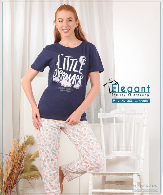 PJ Pants cotton Navy - little dreamer
