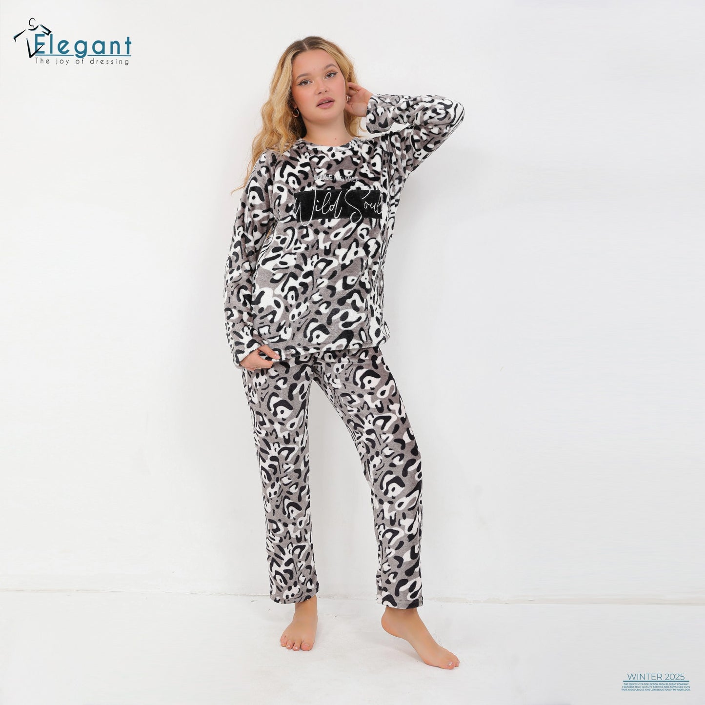 Polar PJ Printed Black - Wild Soul