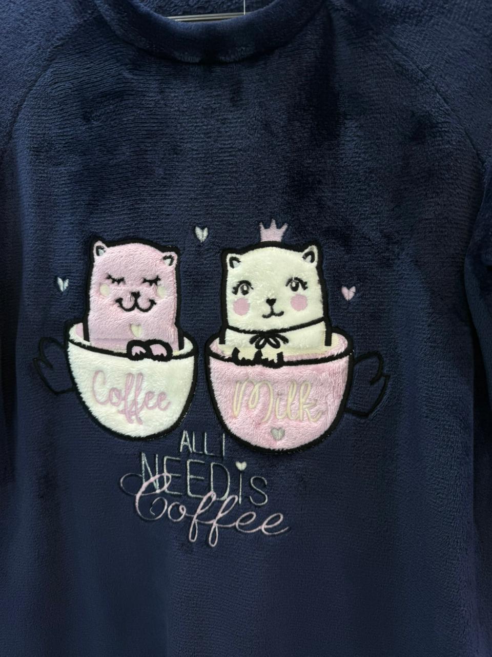 Polar PJ Navy - All i need is coffee