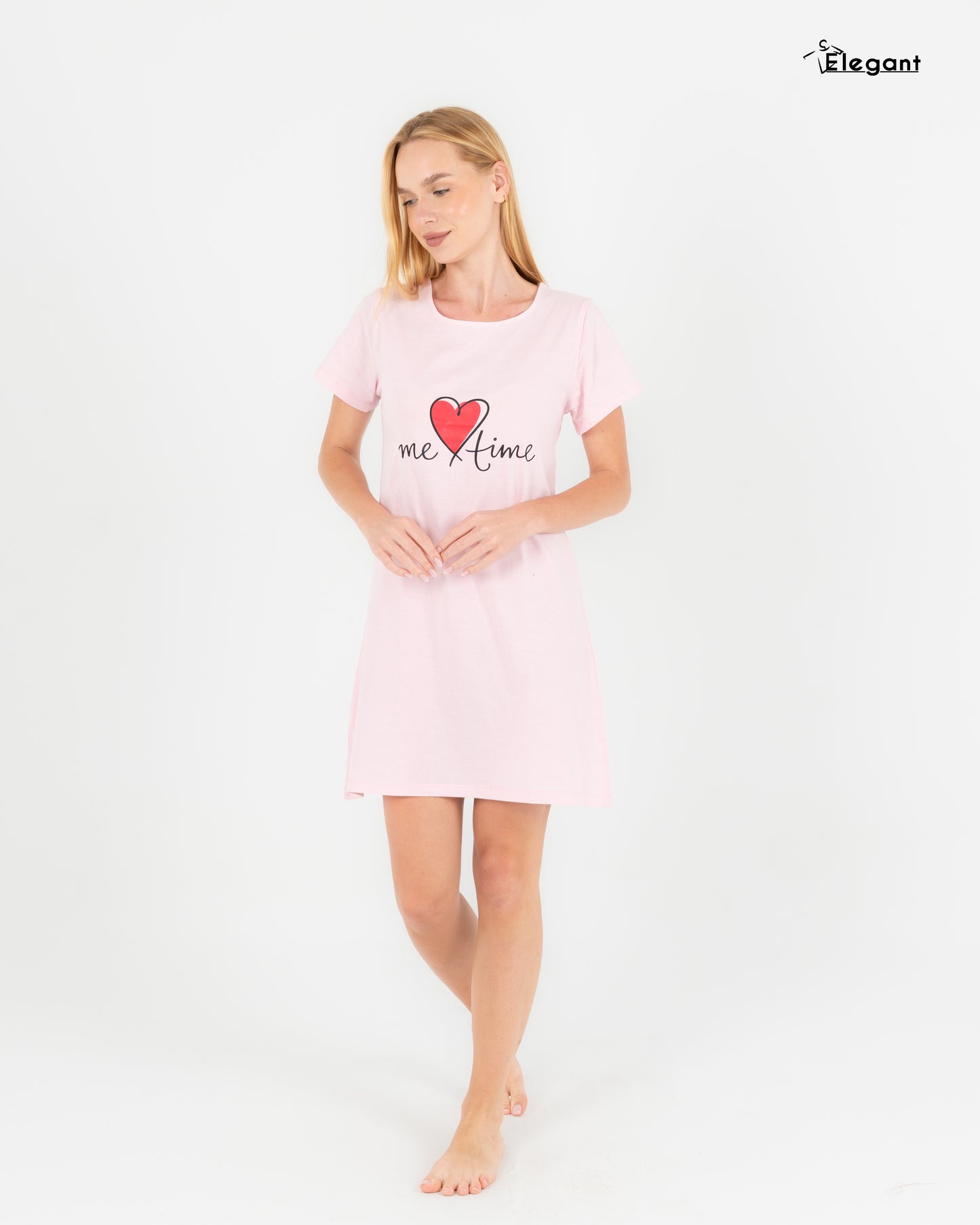 Nightshirt Cotton - Rose - Me Time