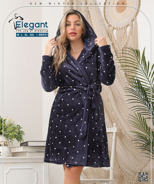 Polar Mini Robe Polka dots - Navy