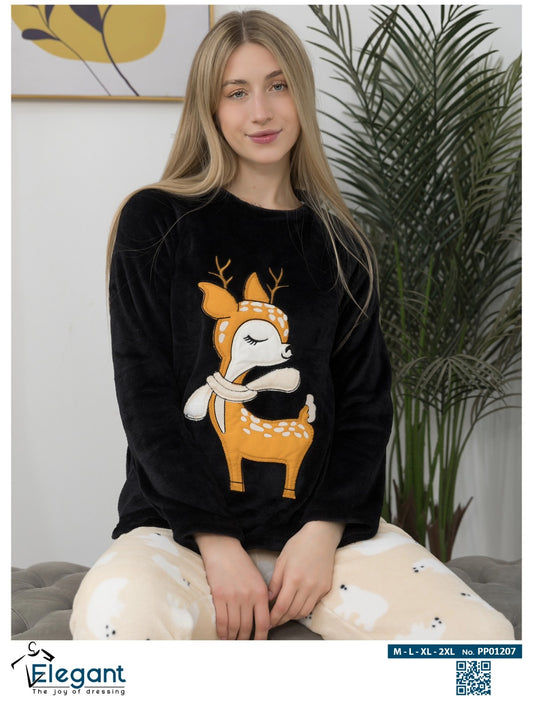 Polar PJ Black/nude - Classy Little Deer