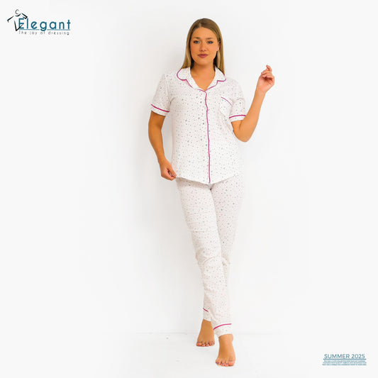 Classic PJ Pants Cotton - printed Dots