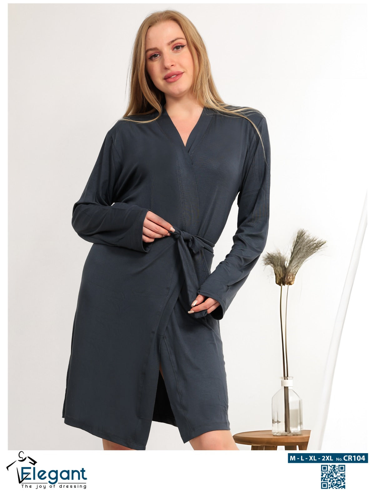 Robe Viscose - Dark Grey