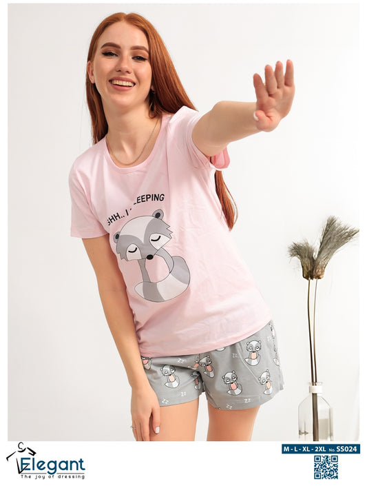 PJ short Cotton Baby Rose - i'm Sleeping