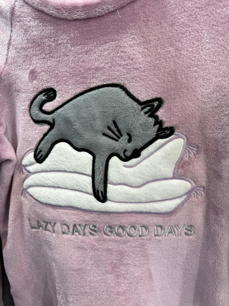 Polar PJ Rose/Grey - Lazy Cat