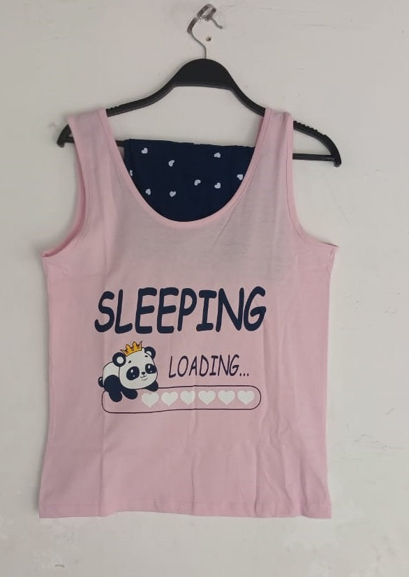 PJ short Cotton Rose - Sleeping Loading