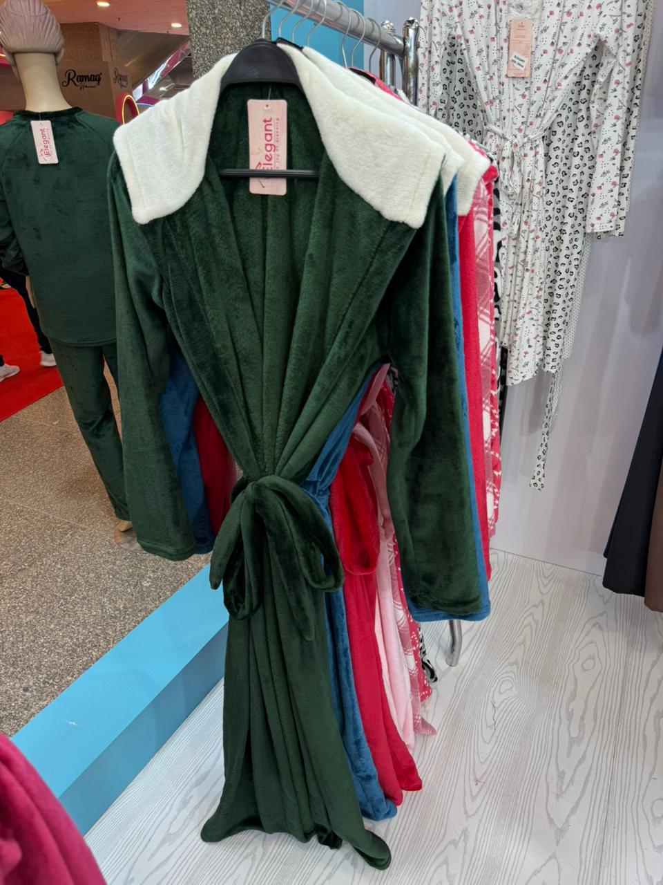 Polar Long Robe - Emerald Green