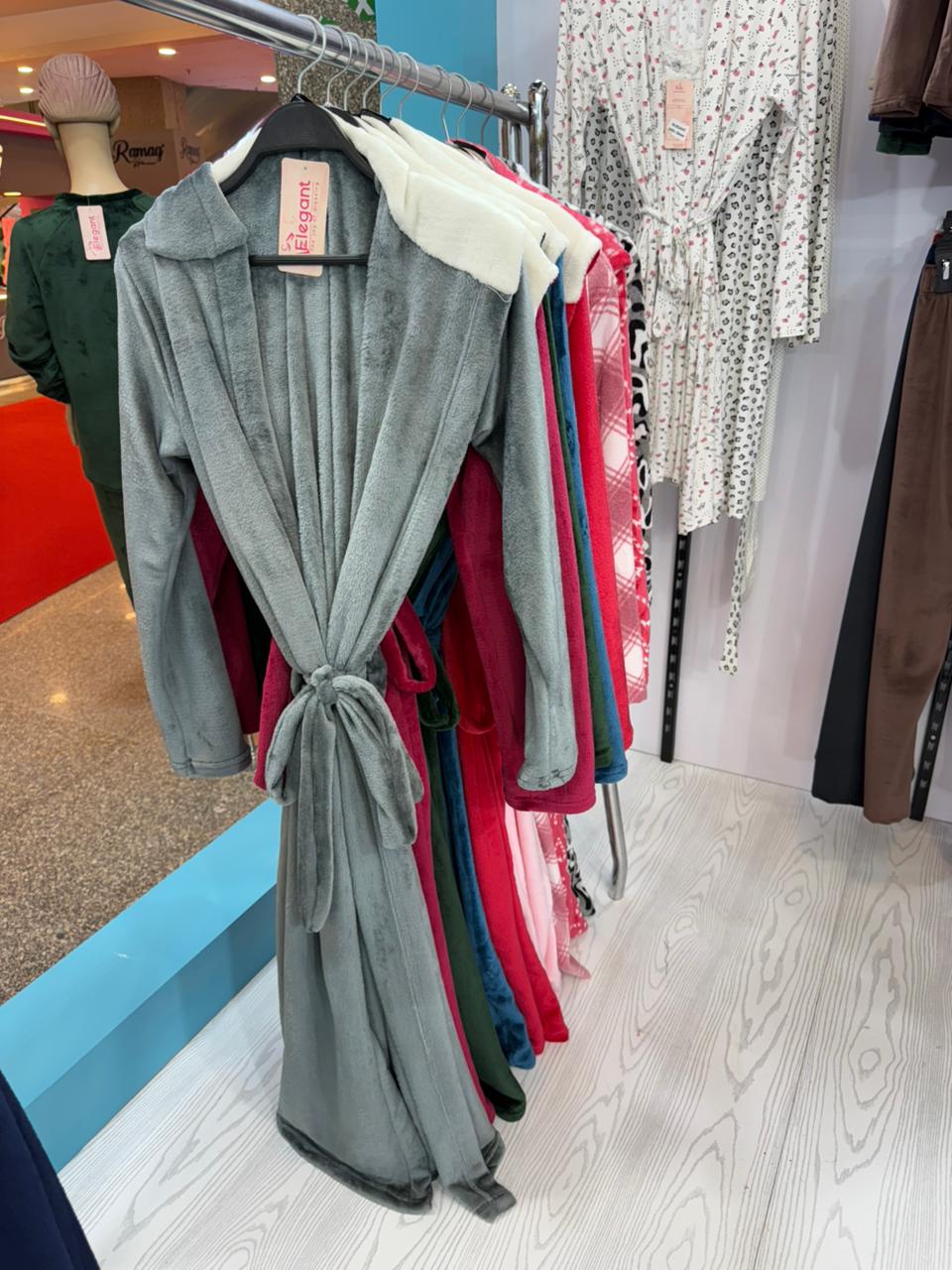 Polar Long Robe - Dark Grey