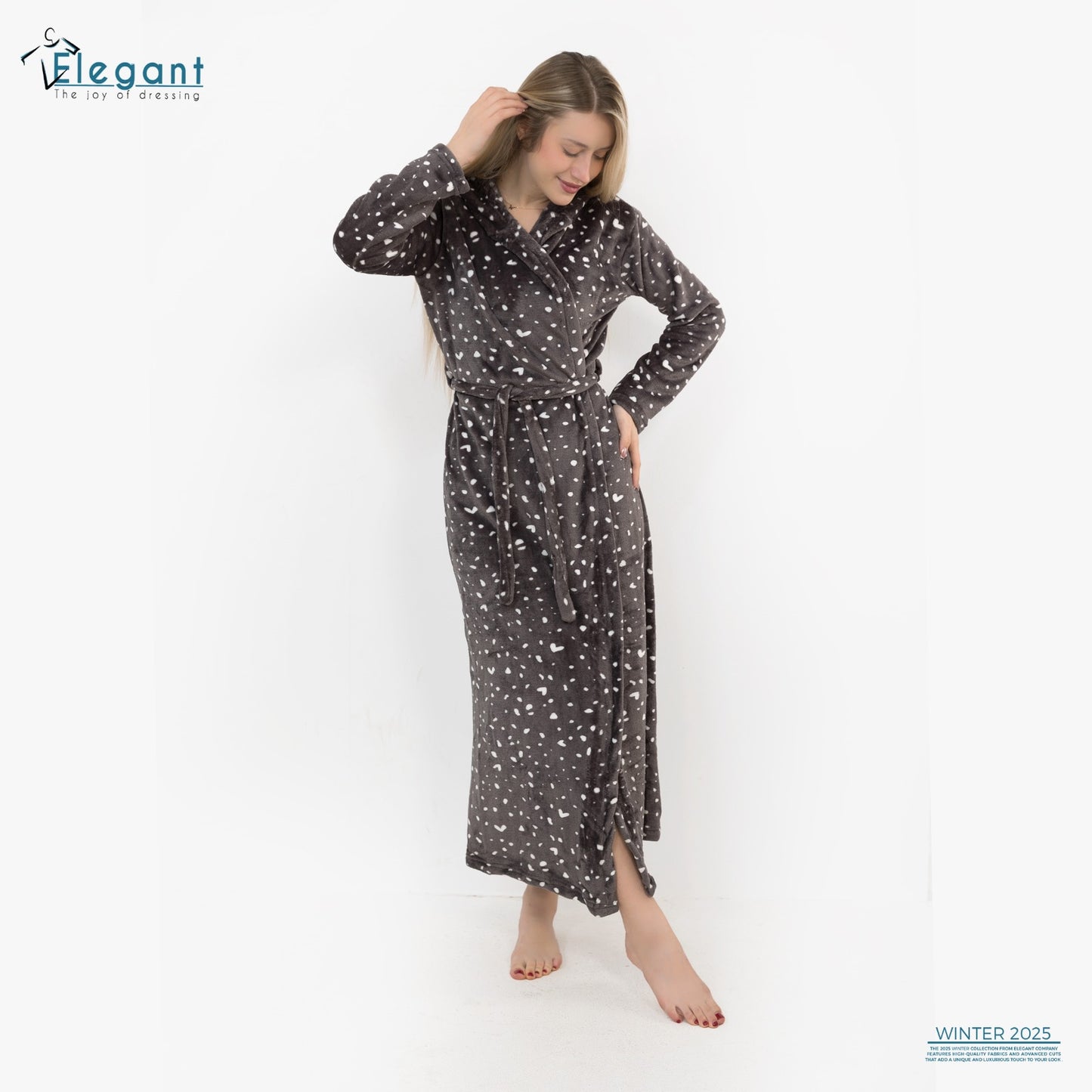Polar Long Robe - Lovely Dark Grey