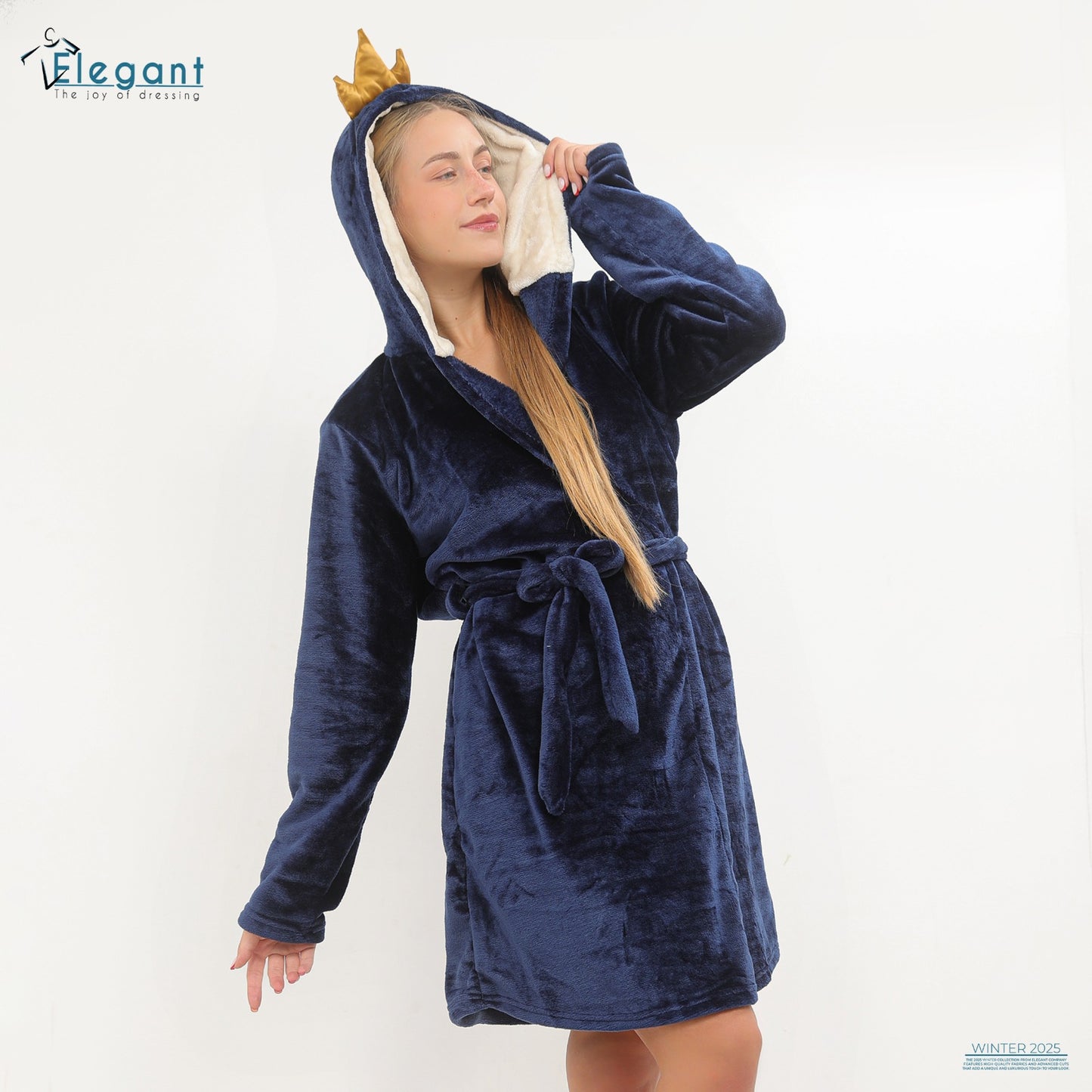 Polar Mini Robe CROWN Queen Navy