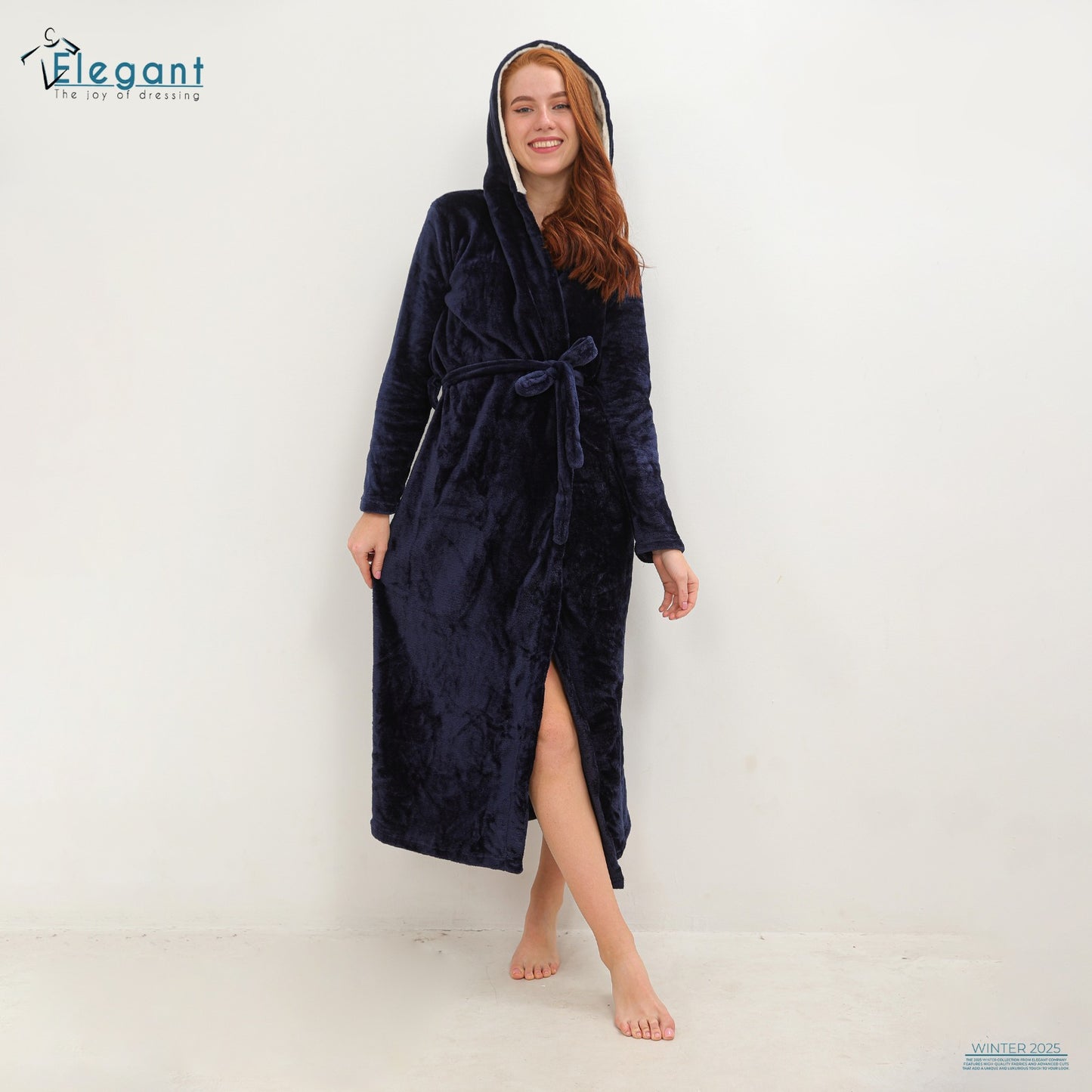 Polar Long Robe Midnight Navy