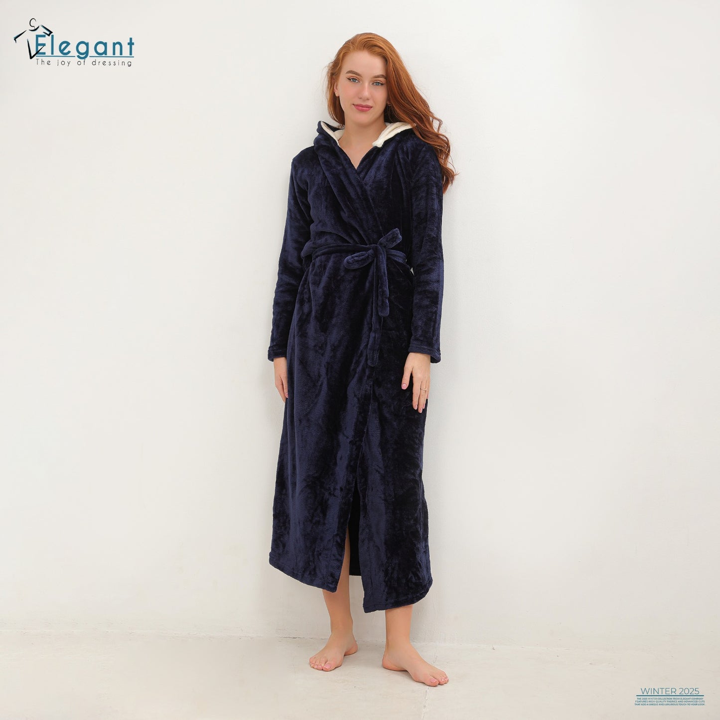 Polar Long Robe Midnight Navy