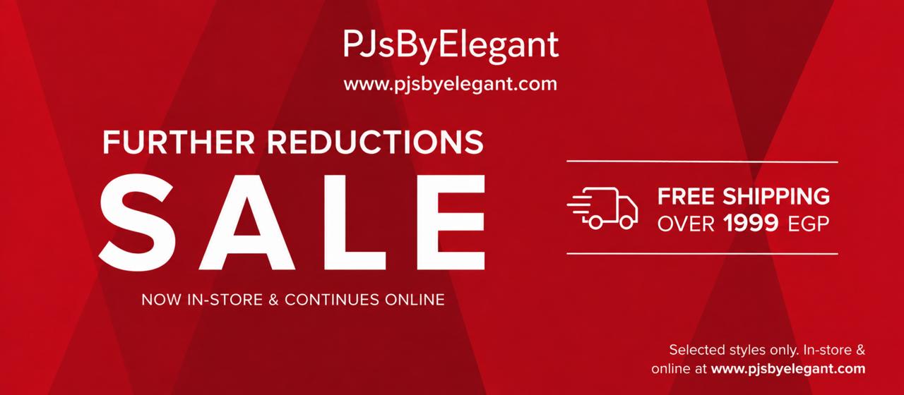 PJS Further Reductions Sale with free shipping over 1999 EGP