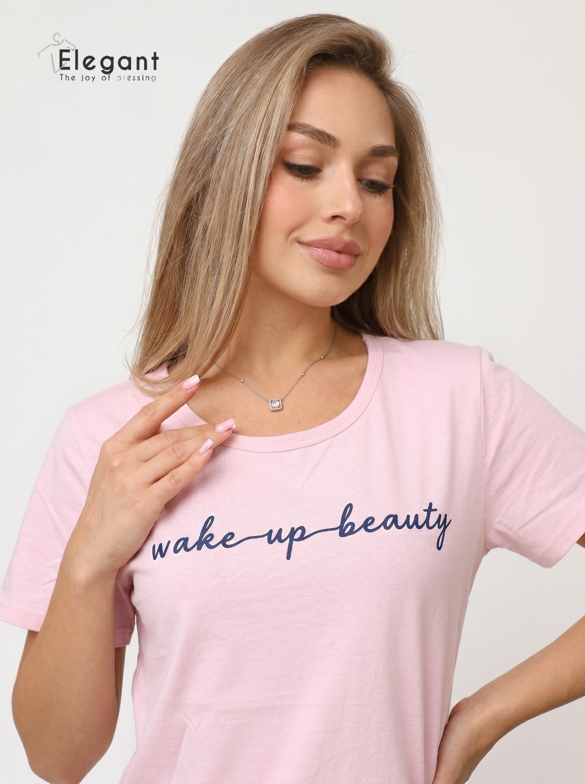 PJs Pants Cotton - Rose - Wake Up Beauty