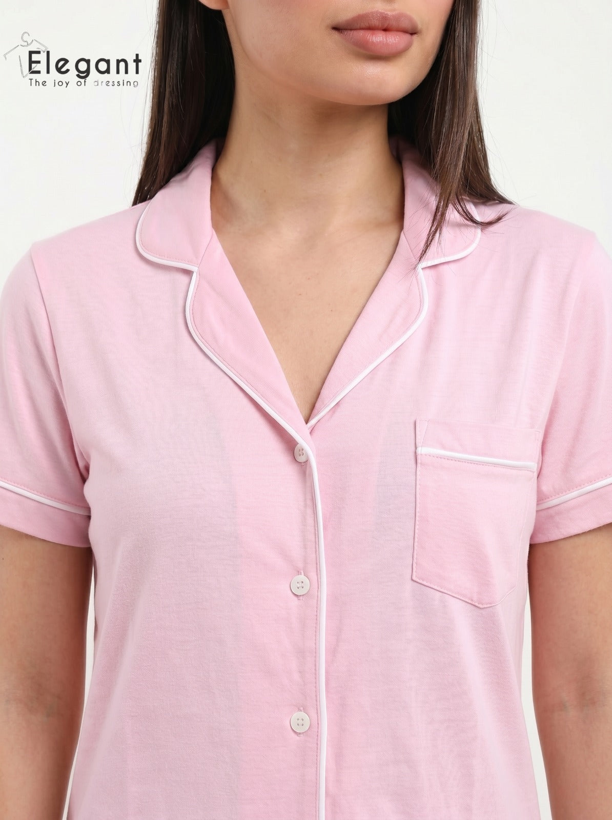 Classic Nightshirt Cotton - Baby Rose