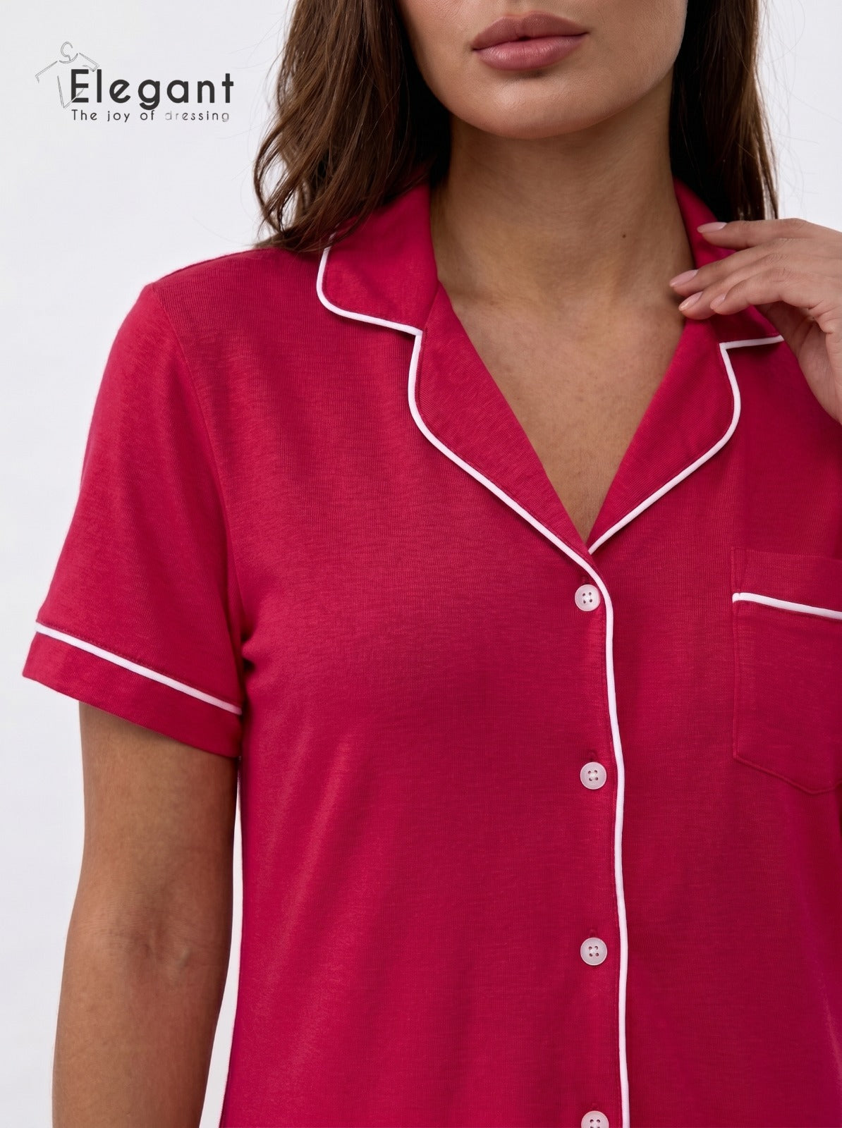 Classic Nightshirt Cotton - Fushia