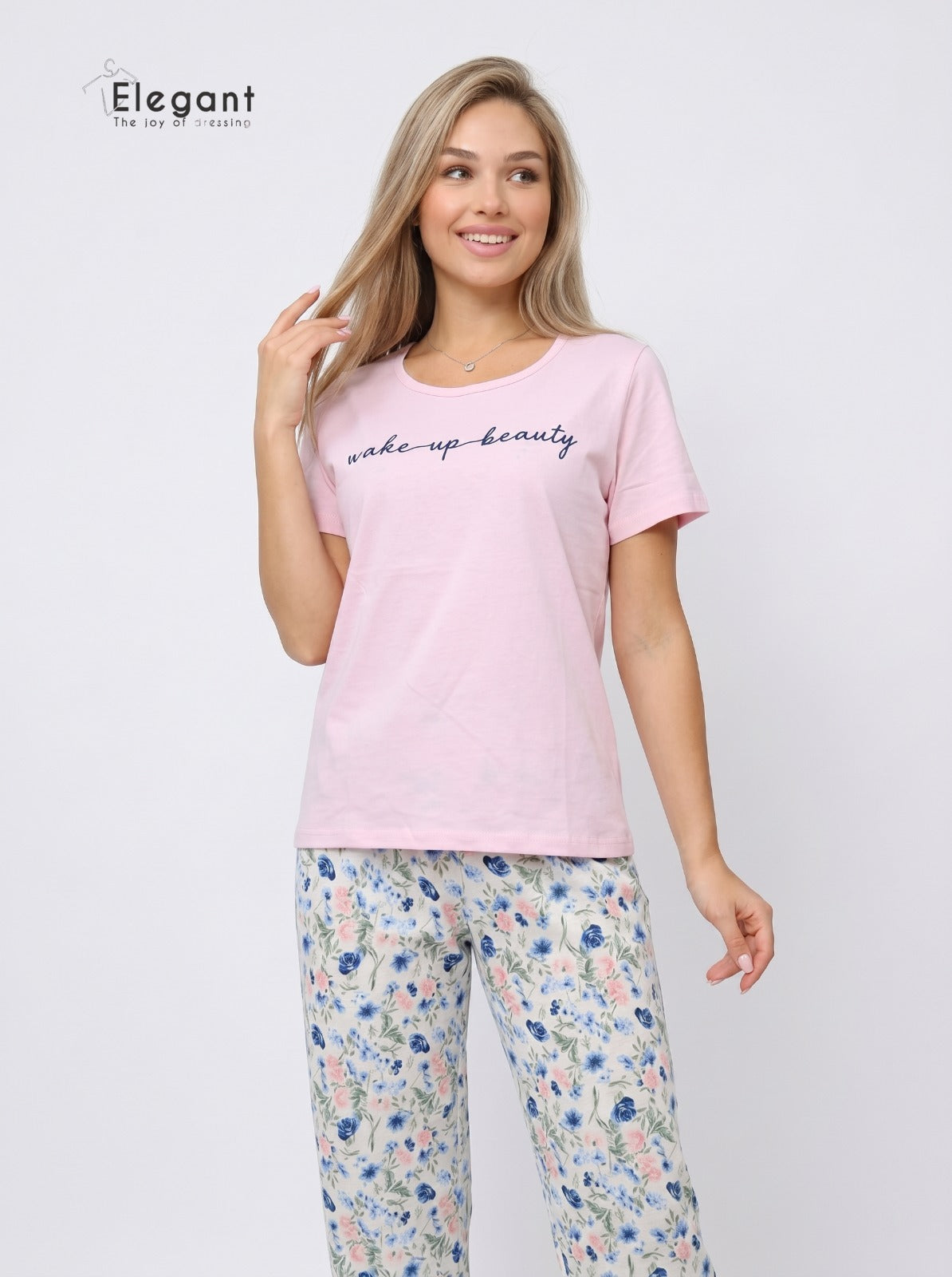 PJs Pants Cotton - Rose - Wake Up Beauty