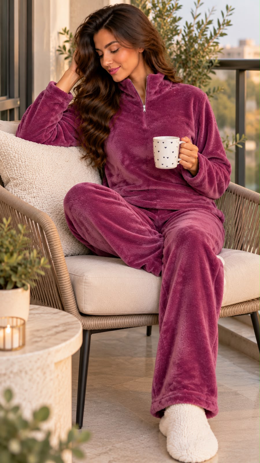 Polar PJ Collar Zipper - Cashmere
