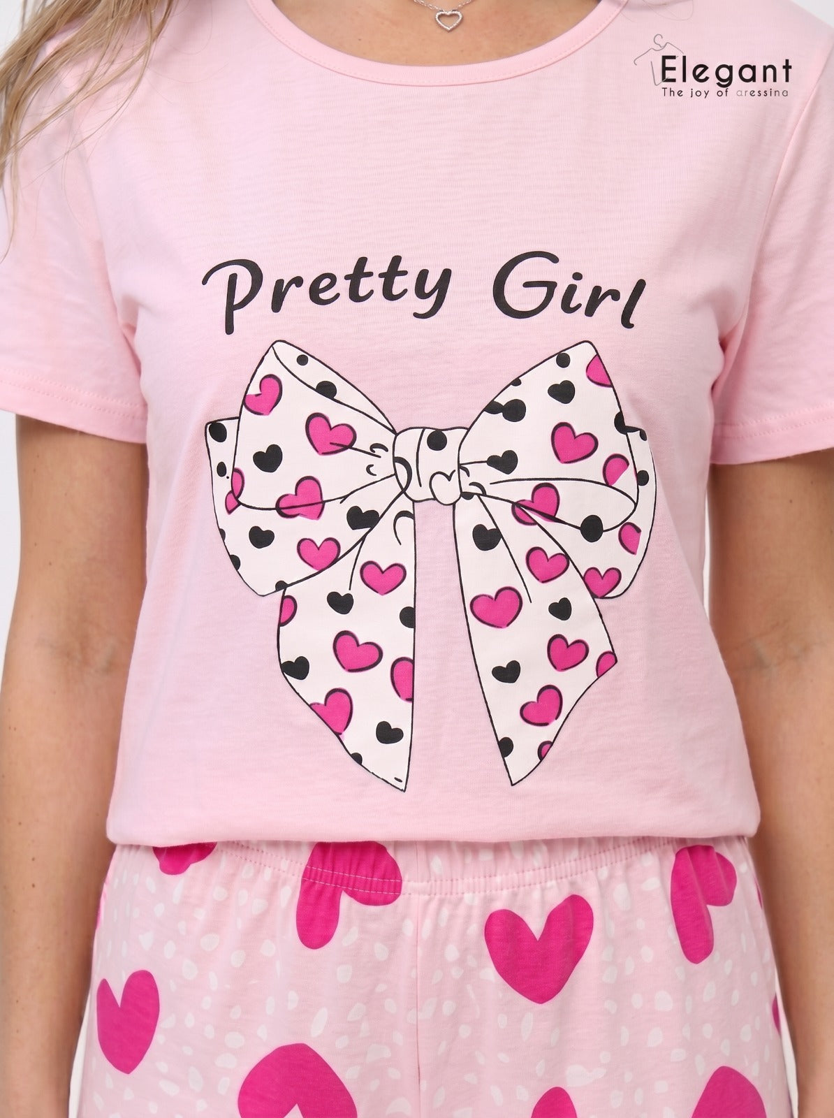 PJs Pants Cotton - Pink Pretty Girl