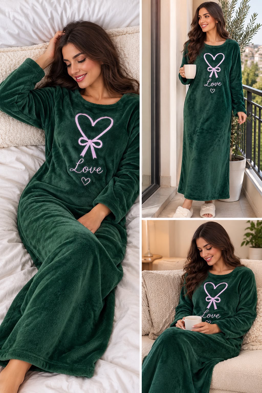 Polar Maxi Galabeya - Emerald Green - Wrapped in Love